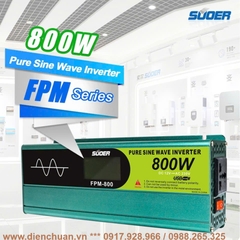 Kích điện sin chuẩn/ biến tần inverter sin chuẩn 800W-12V Suoer FPM-800