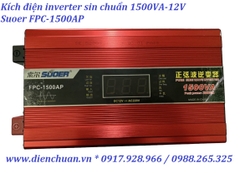 Kích điện sin chuẩn 1500VA 12V Suoer FPC-1500AP / Biến tần inverter Suoer FPC-1500AP 1500W-12V