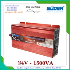 Kích điện Inverter sin chuẩn Suoer 1500VA 24V FPC-1500B