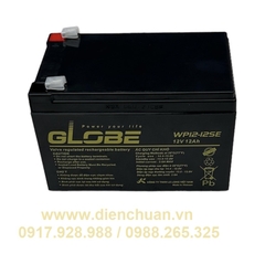 Ắc quy Globe WP12-12SE( 12V 12Ah) dùng cho xe đạp điện, loa kéo, lưu điện thang máy 