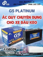 Ắc quy GS 12V 100Ah cọc vít ( GS 115D33V )