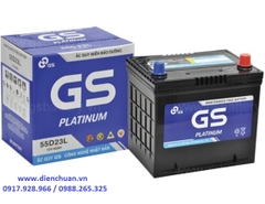 Ắc quy GS 12V-60Ah 55D23L ( Ắc quy khô GS 60A )