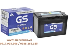 Ắc quy GS 12V 80Ah 95D31R ( Ắc quy khô GS 80A )