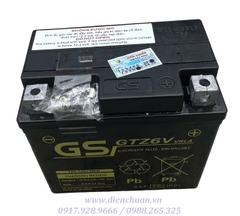 Ắc quy GS GTZ6V dùng cho xe PCX, Vision, Lead 125, Sh Việt, Airblade 125, Winner, Grande STD, Air Blade ab 125