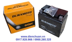Ắc quy xe máy Honda Lead, Vision, SH125/150cc, SH Mode, PCX, Air blade- Duramoto GTZ6V (12V 5.8Ah)