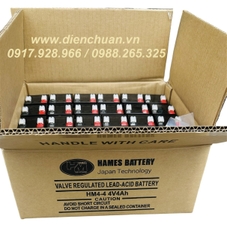 Ắc quy cân điện tử Hames HM4-4 ( 4V 4Ah )/ pin sạc 4V-4Ah