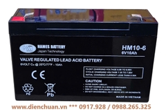 Ắc quy 6V-10Ah Hames HM10-6 ( Pin sạc 6V 10Ah)