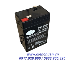 Ắc quy 6V 5Ah HAMES HM5-6 / pin 6V-5Ah