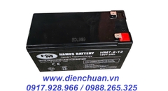 Ắc quy HAMES HM7.2-12 ( 12V 7.2Ah)/ Ắc quy Hames 12V-7,2Ah HM7.2-12