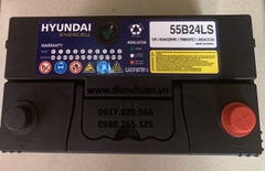 Ắc quy Hyundai 12V 45Ah 55B24LS