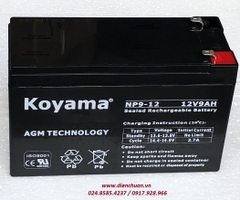 Ắc quy Koyama 12V 9ah NP9-12