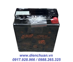 Ắc quy xe máy KSB 12N5B-BS ( 12V 5AH) dùng cho xe Dream- Wave anpha- Future-Sirius- Jupiter- Taurus- Revo- Viva-Angel