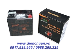 Ắc quy xe máy KSB 12N5B-BS ( 12V 5AH) dùng cho xe Dream- Wave anpha- Future-Sirius- Jupiter- Taurus- Revo- Viva-Angel