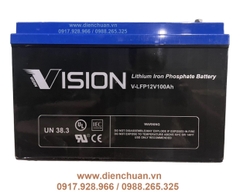 Ắc quy (Pin ) Lithium Vision 12V-100Ah ( V-LFP12V100Ah)