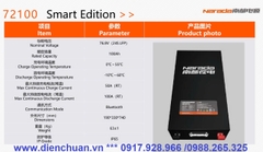 Ắc quy (Pin ) Lithium Narada 72V-100Ah Model: 72100 dùng cho xe điện, lưu trữ điện