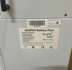 Pin lithium lưu trữ 48V 200Ah/ 10 Kwh hàng nhà máy chính hãng ( Xinpz 51.2V 200Ah/10.24kWh)