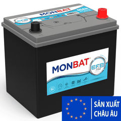 Ắc Quy MONBAT EFB 90D23L ( 12V 65Ah)
