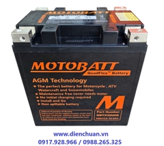 Ắc quy Motobatt MBTX30UHD/ Motobatt MBTX30UHD ( 12V 33AH) large displacement motorcycle battery