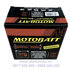 Ắc quy Motobatt MBTX20UHD/ Motobatt MBTX20UHD ( 12V 21AH) large displacement motorcycle battery