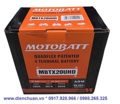 Ắc quy Motobatt MBTX20UHD/ Motobatt MBTX20UHD ( 12V 21AH) large displacement motorcycle battery