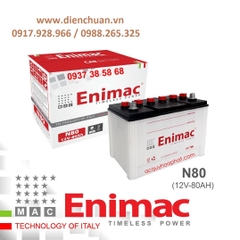 Ắc quy Enimac N80 ( 12V 80ah)