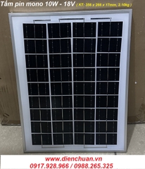 Tấm pin năng lượng mặt trời  10W-18V HAMES (HM10Wp-36M)