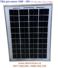Tấm pin năng lượng mặt trời  10W-18V HAMES (HM10Wp-36M)