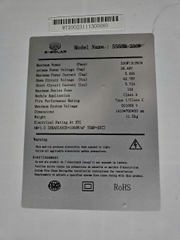 Tấm pin năng lượng mặt trời 200W mono, điện áp danh định 36,48V, hở mạch 43,78V