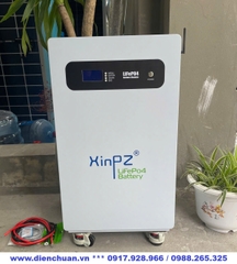 Pin lithium lưu trữ 48V 300Ah 15.36 Kwh hàng nhà máy chính hãng Xinpz ( Xinpz 51.2V 300Ah 15.360kWh)