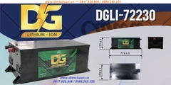 Pin Lithium 72V-230AH ( DGLI-722300 ) dùng cho xe điện- xe golf- xe nâng