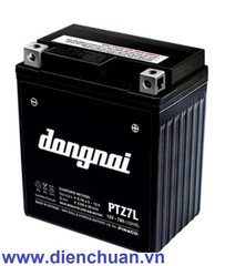 Bình ắc quy xe máy ĐỒNG NAI PTZ7L ( 12V 7AH )