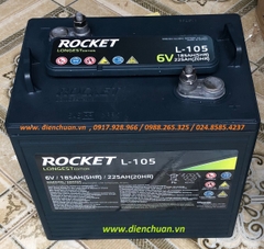 Ắc quy xe điện Rocket 6V-225ah L-105