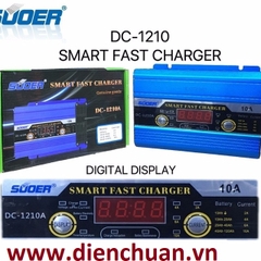 Bộ sạc bình ắc quy 10A 12V-100Ah Suoer DC-1210A