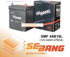 Ắc quy Sebang 44B19L ( 12V 42Ah) 