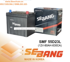 Ắc quy SeBang SMF 55D23L/R (12V-60AH)