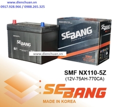 Ắc Quy Sebang SMF NX120-7/L (12V-90Ah)