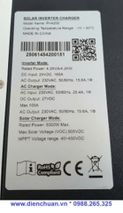 Solar Inverter ( Biến tần năng lượng mặt trời) 4200W 24V SKE PH4200 / 4.2kW
