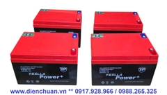 Ắc quy xe đạp điện Teslla 12V 12Ah ( Model 15)