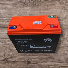 Ắc quy xe đạp điện 12V-20Ah TESLLA 6-DZF-20 ( Model 30A)