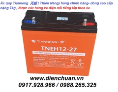 Ắc quy xe máy điện TIANNENG 12V 27Ah / Ắc quy Thiên Năng TNEH12-27 số 1 Trung Quốc