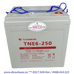 Ắc quy Tianneng TNE6-250 ( 6V-250AH )/ Thiên Năng 6V 250Ah (TNE6-250)
