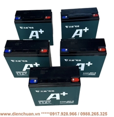 Bộ 5 bình ắc quy xe máy điện Thiên Năng (TIANNENG) 60V 20.3AH