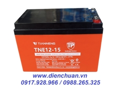 Ắc quy xe đạp điện Tianneng TNE12-15 (12V-15Ah)/ Tianneng TNE12-15 battery (12V-15Ah)