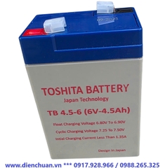 Ắc quy 6V 4.5Ah Toshita TB4.5-6 / pin 6V-4.5Ah