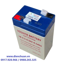 Ắc quy 6V 4.5Ah Toshita TB4.5-6 / pin 6V-4.5Ah
