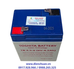 Ắc quy 6V 4.5Ah Toshita TB4.5-6 / pin 6V-4.5Ah