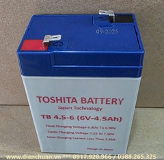 Ắc quy 6V 4.5Ah Toshita TB4.5-6 / pin 6V-4.5Ah