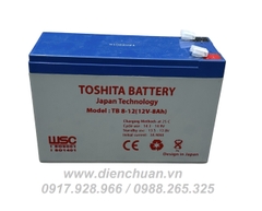 Ắc quy TOSHITA 12V-8Ah TB 8-12