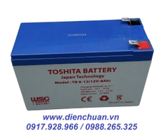 Ắc quy TOSHITA 12V-8Ah TB 8-12