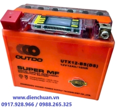 Ắc quy UTX12-BS (DS) 12V 12Ah/10HR) dùng cho xe máy phân khối lớn, bình phụ xe Volvo, xe Mercedes